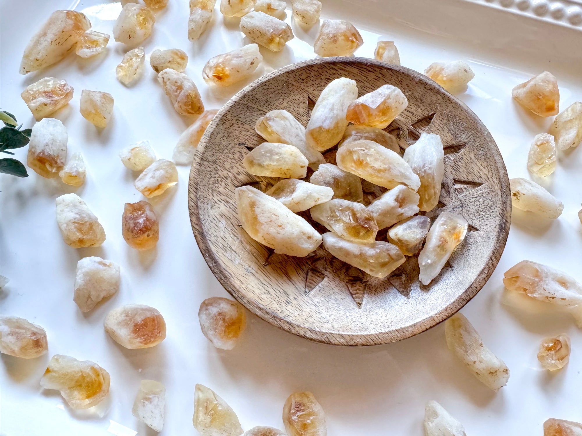 Raw Citrine Teeth