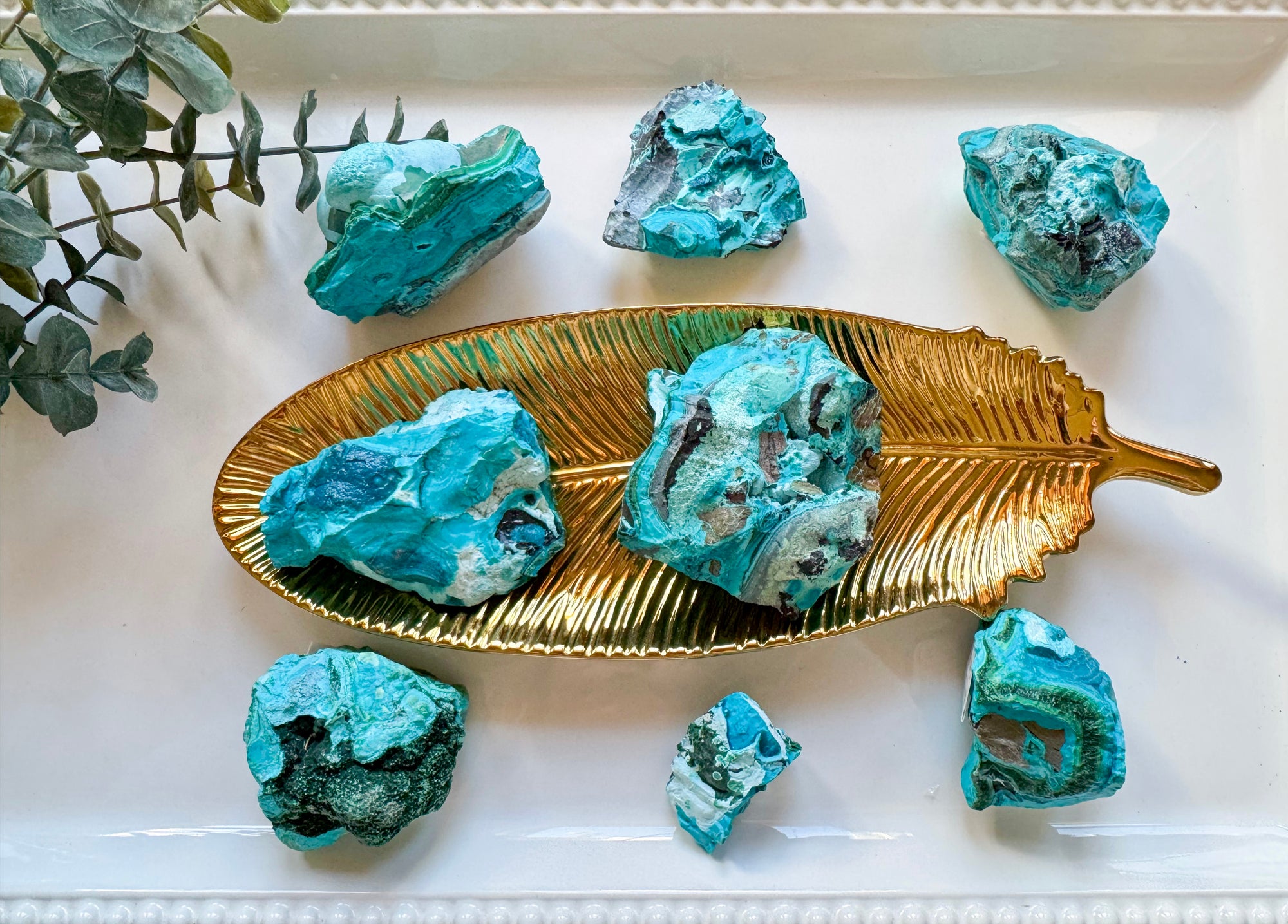 Raw Malacholla (Chrysocolla & Malachite) || Africa