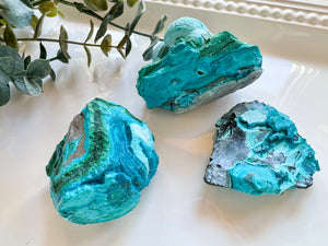 Raw Malacholla (Chrysocolla & Malachite) || Africa