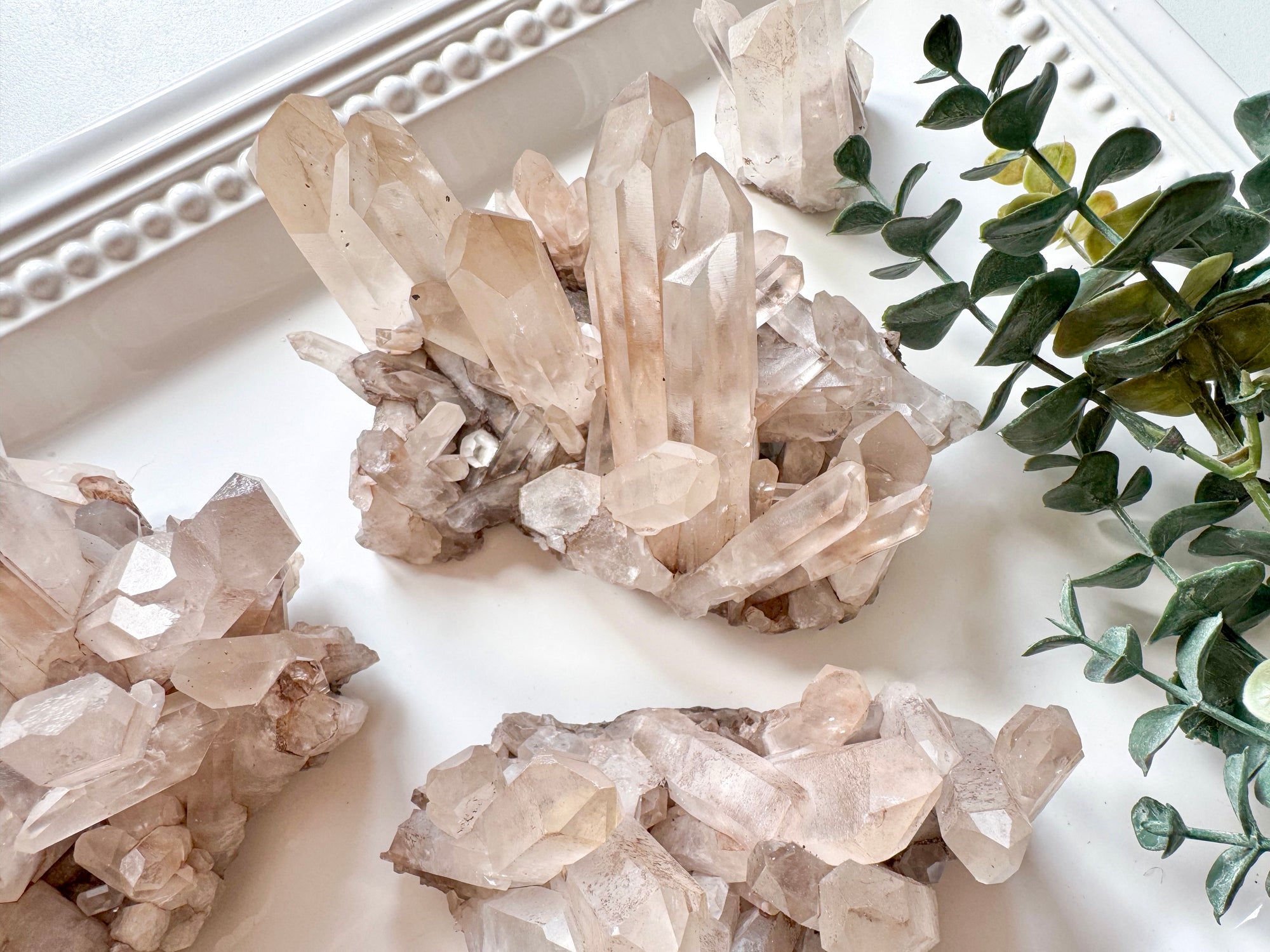 Raw Smoky Quartz Cluster || Brazil
