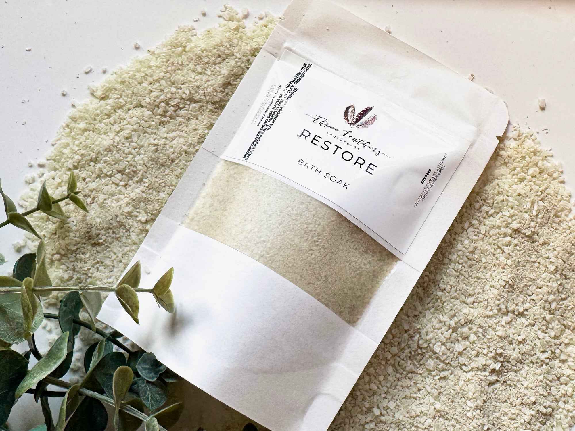 Restore Bath Soak || Three Feathers Apothecary