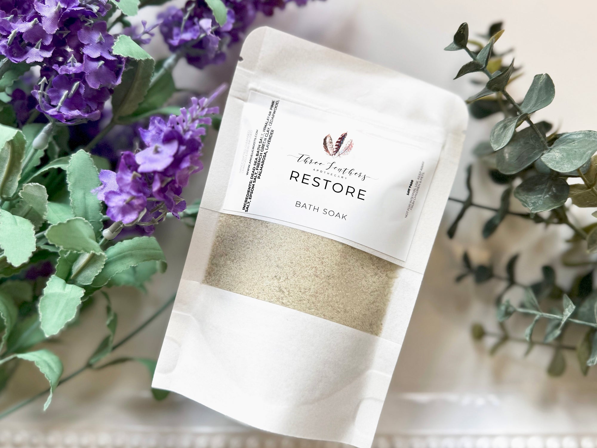 Restore Bath Soak || Three Feathers Apothecary