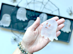 Selenite Ghost Carving