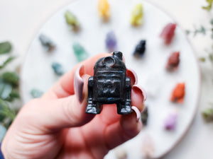 Mini Crystal Robot Carving