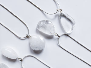 Clear Quartz Tumbled Necklace