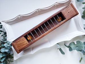 Celestial All-in-One Wood Incense Box Burner