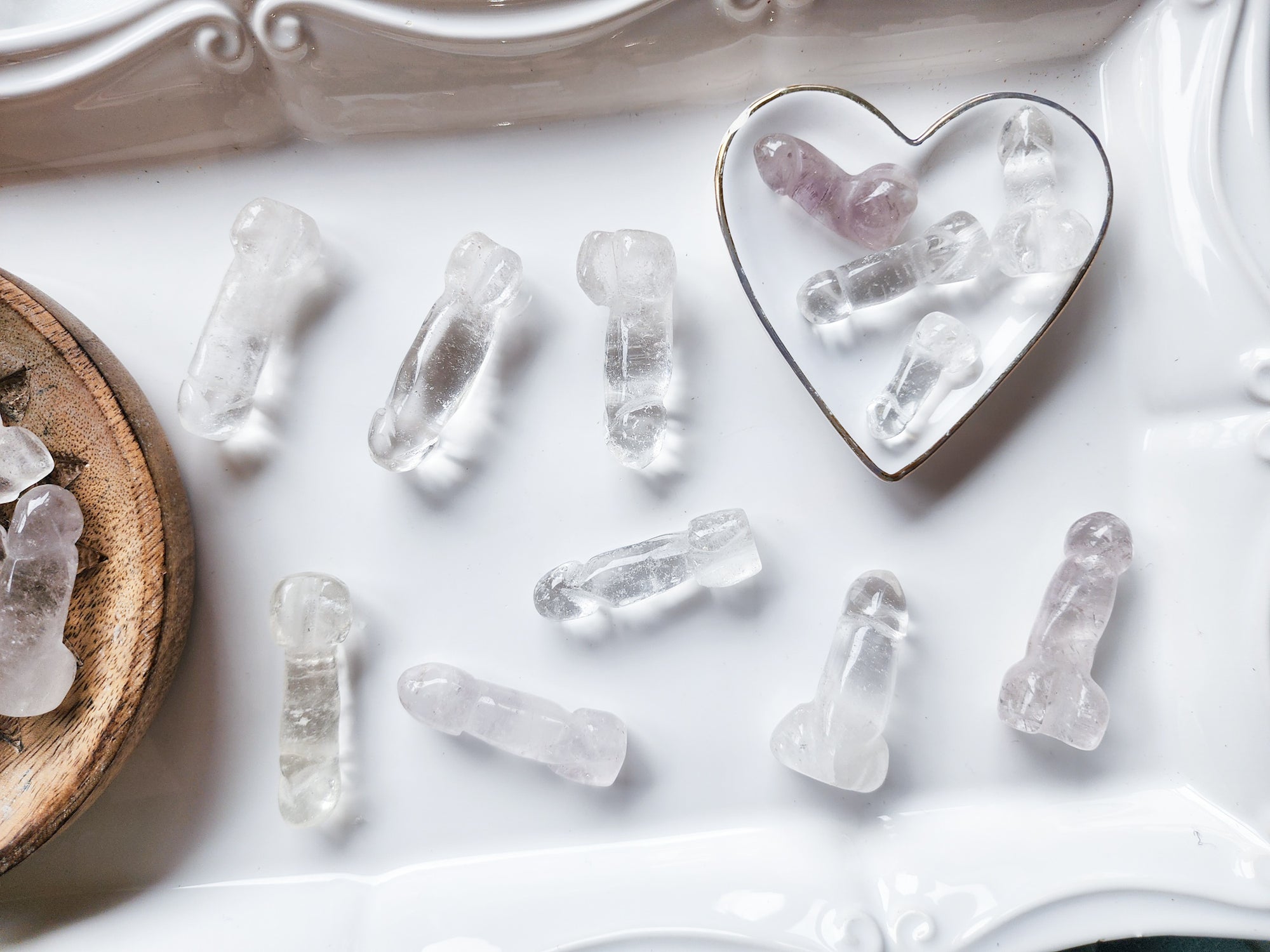 Quartz with Inclusions Teeny Weenies