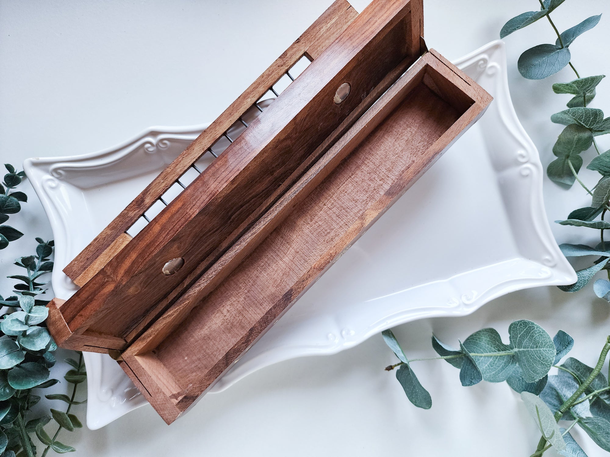 Celestial All-in-One Wood Incense Box Burner