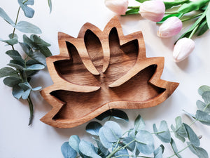 Lotus Dish Wood