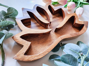 Lotus Dish Wood