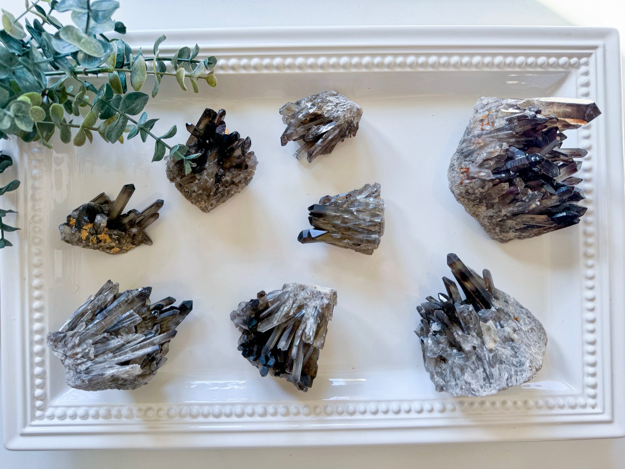 Smoky Quartz Raw Cluster