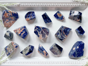 Sodalite Faceted Free Form