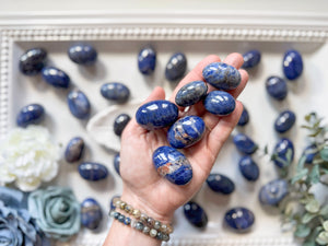 Sodalite Large Round Tumbled Stones