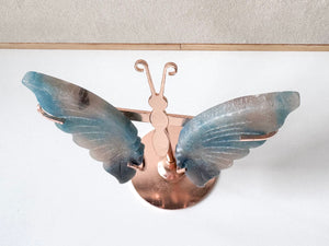 Trolleite Butterfly Wings in Metal Stand