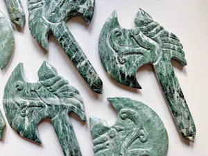 Xiuyan Jade Axe Carving