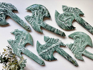 Xiuyan Jade Axe Carving