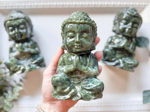 Xiuyan Jade Baby Buddha Carving