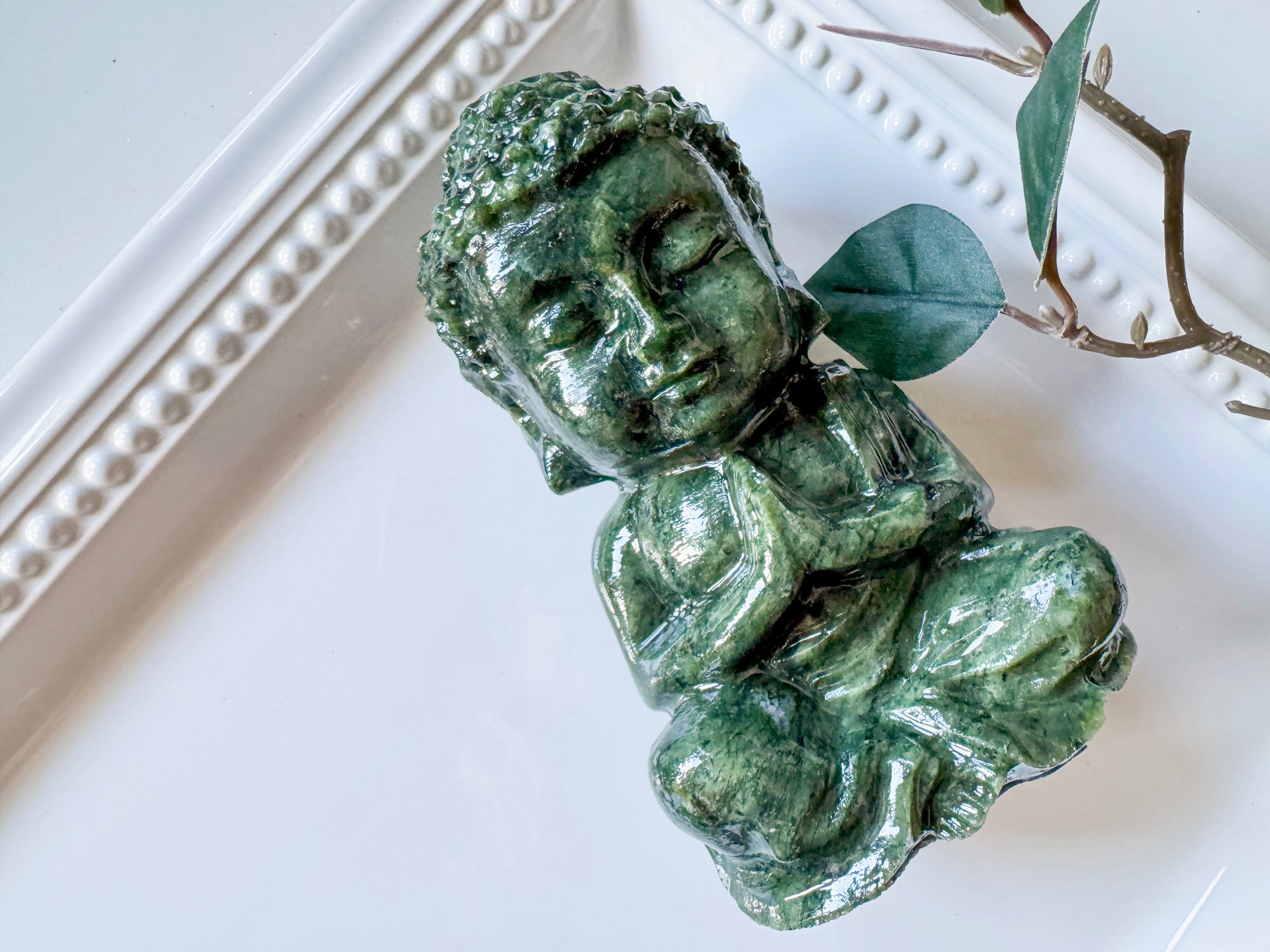 Xiuyan Jade Baby Buddha Carving