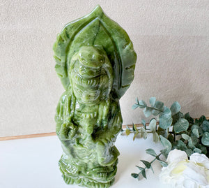 Xiuyan Jade Guanyin Carving