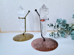 Zodiac Metal Crystal Wand "Hug" Stand