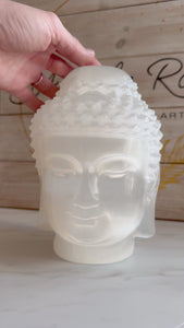 Selenite Buddha || Showpiece