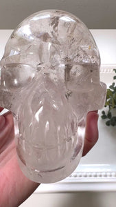 Quartz Skull with Inclusions & Rainbows || Brazil