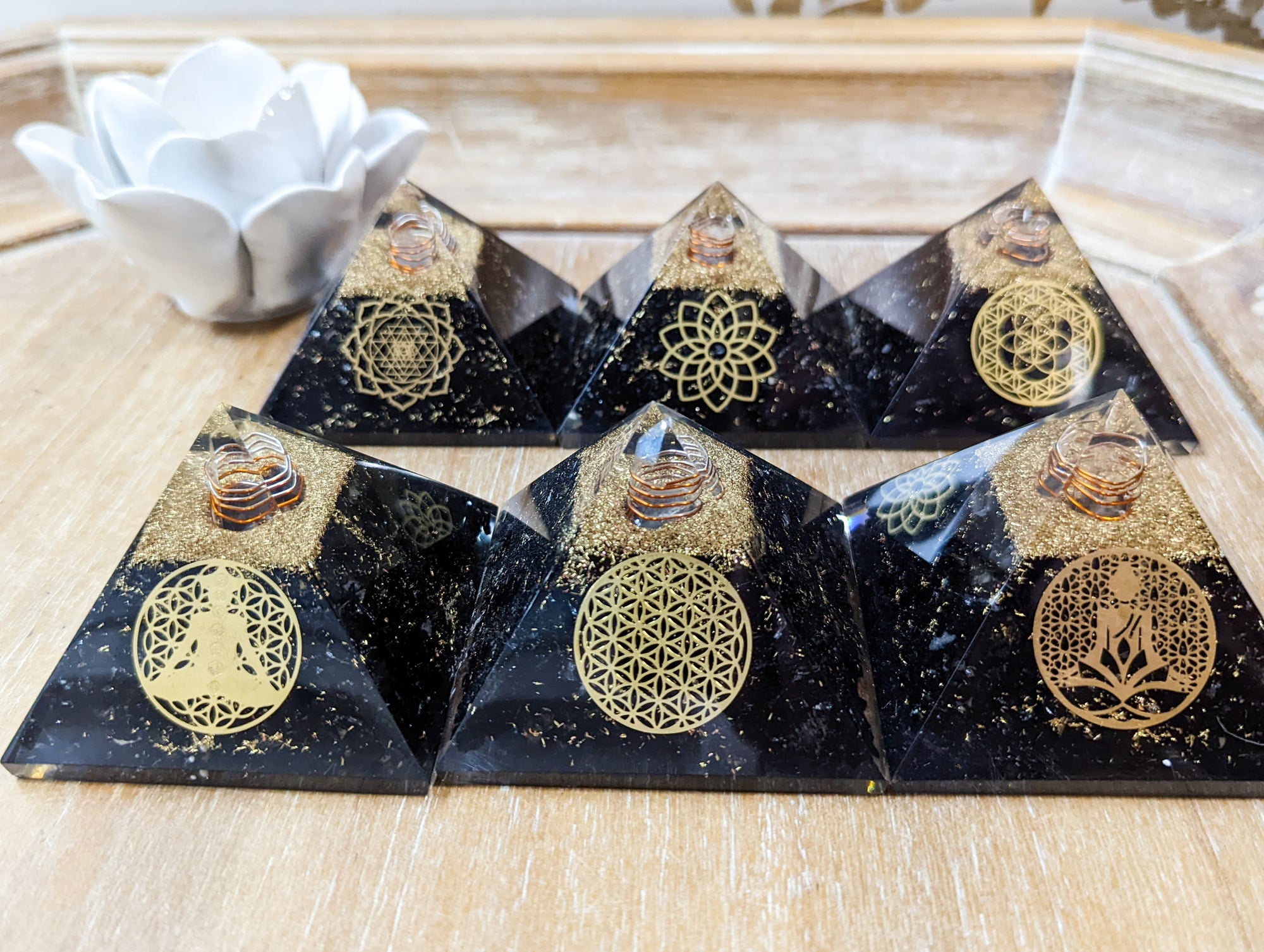 Tourmaline Orgone Pyramid