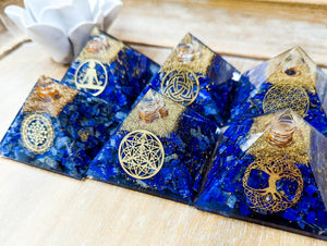 Lapis Lazuli Orgone Pyramid