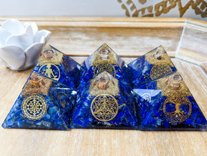 Lapis Lazuli Orgone Pyramid