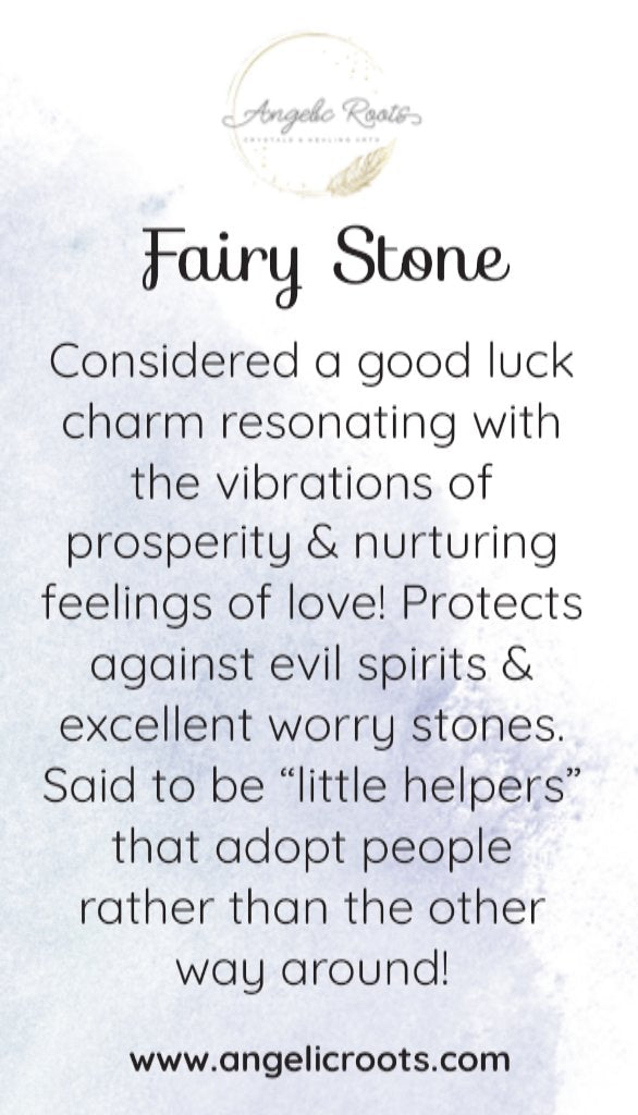 Fairy Stone Crystal Card
