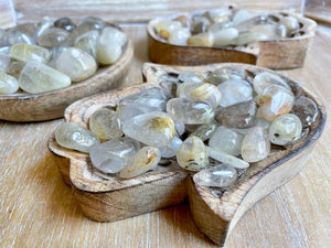 Rutilated Quartz Tumbled Stone