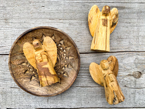 Palo Santo Hand Carved Angel || Small