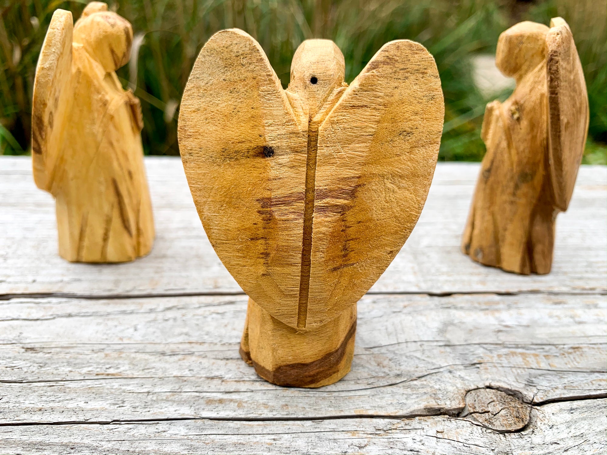 Palo Santo Hand Carved Angel || Small