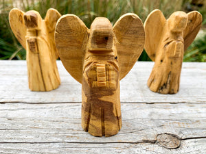 Palo Santo Hand Carved Angel || Small