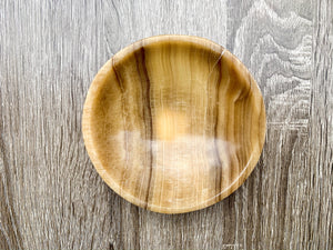 Aragonite Carved Bowl - Small