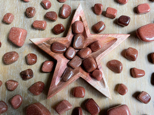 Goldstone Tumbled Stone