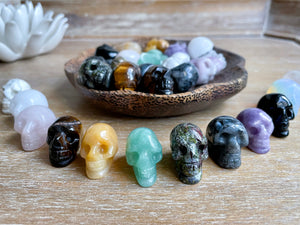 Mini Skull Carving 1"