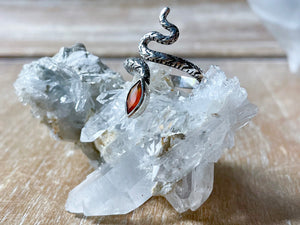 Serpent Ring || CarnelianSerpent Ring || Carnelian