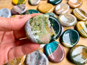 Ocean Jasper Worry Stone