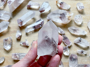 Red Phantom Quartz Points || India