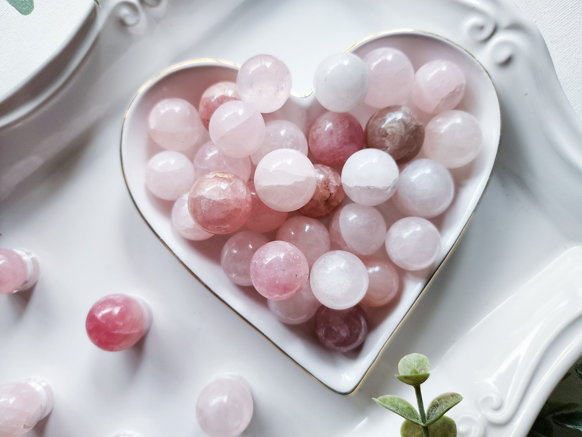 Rose Quartz Sphere || Marble