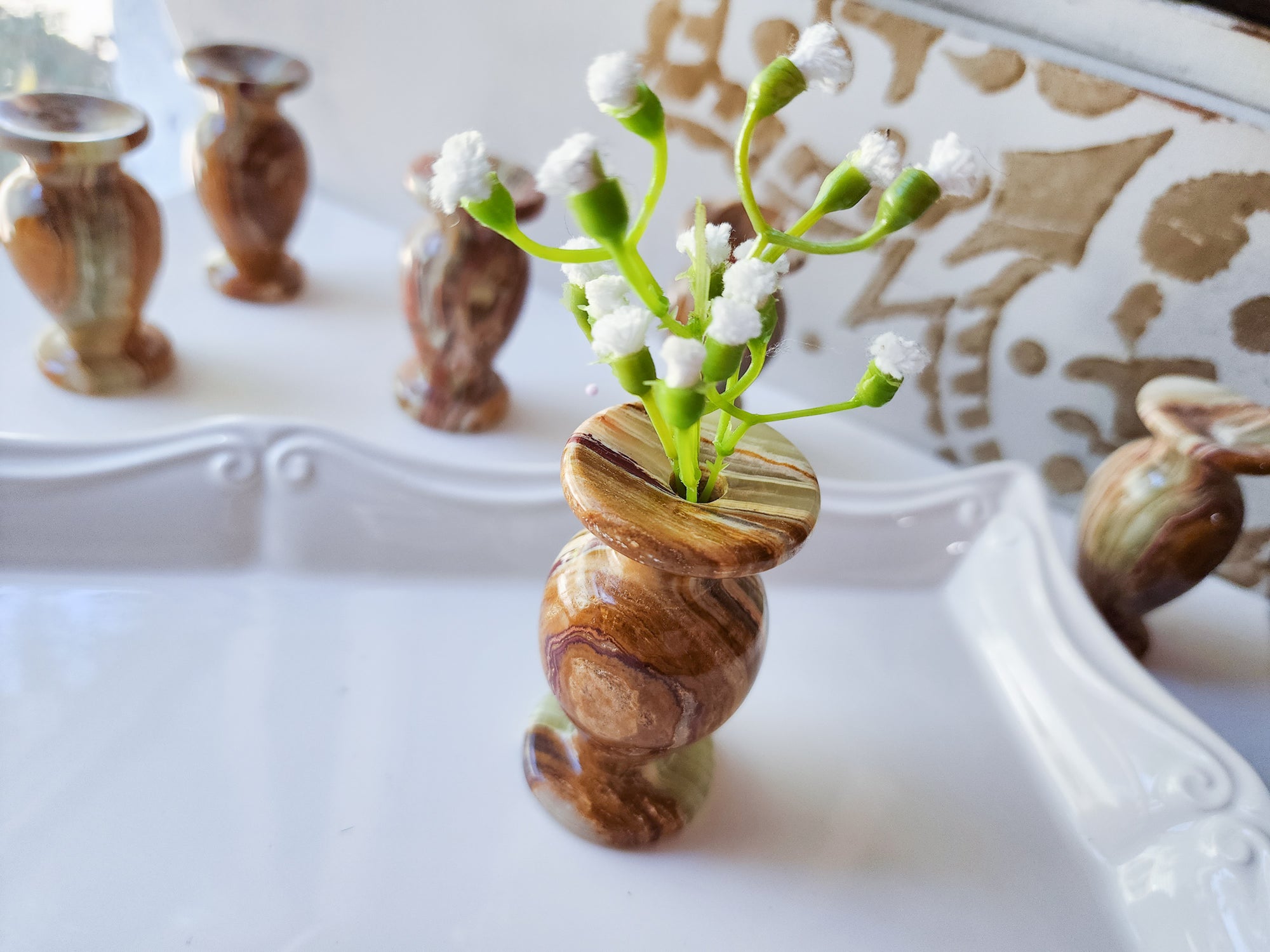 Banded Onyx Vase