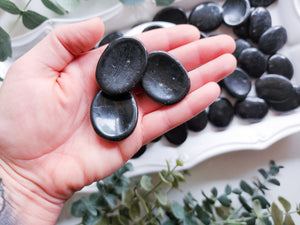 Black Tourmaline Mini Worry Stone