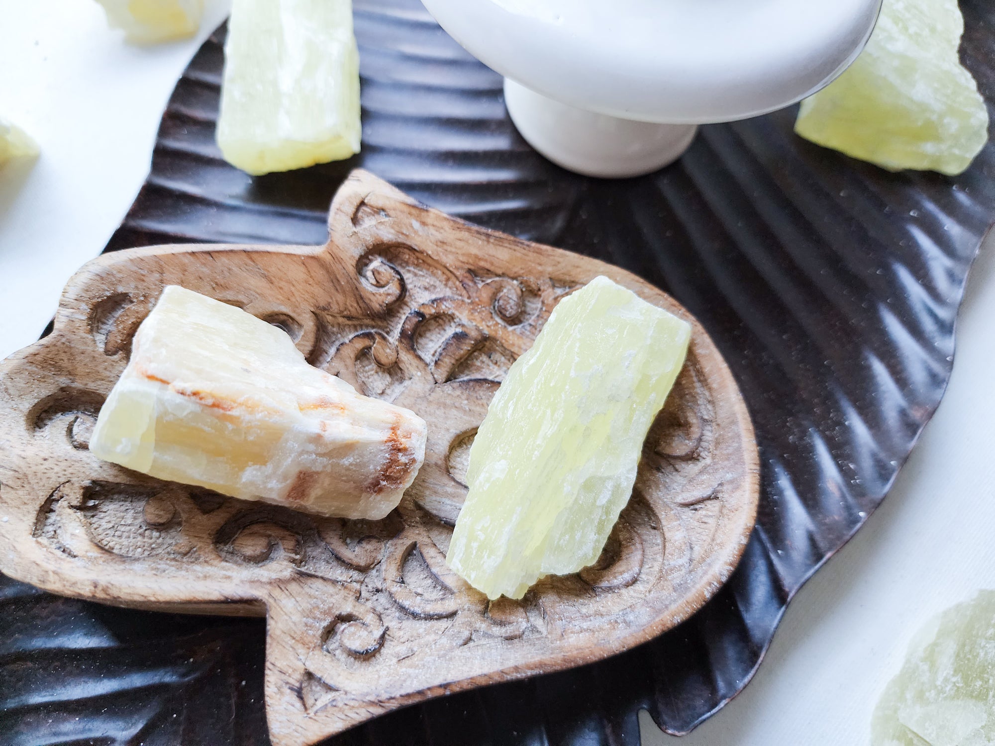 Lemon Calcite Raw