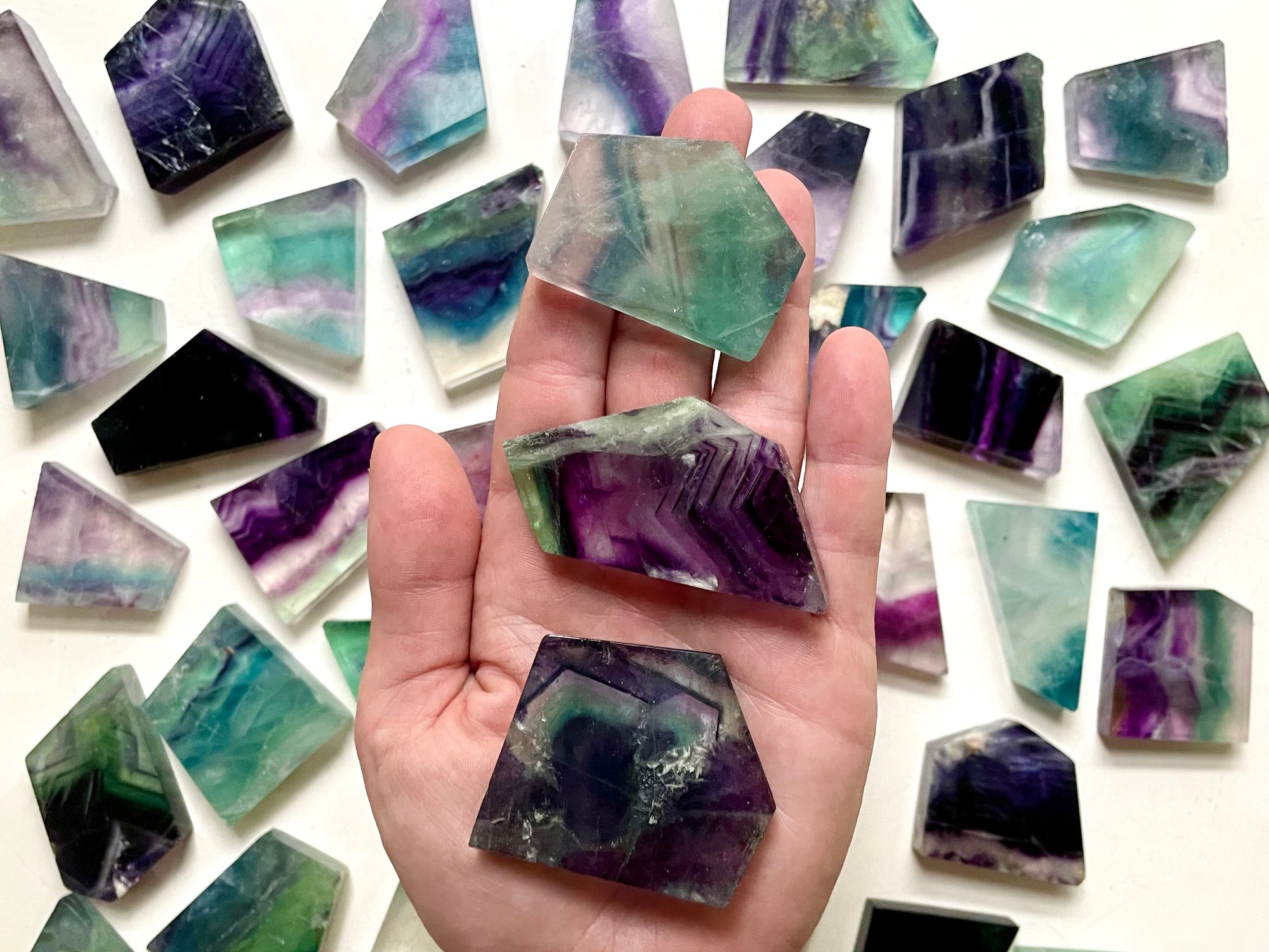 Fluorite Cut Slabs